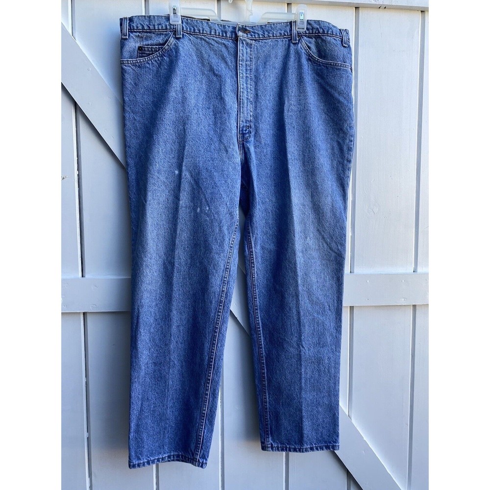 Vintage Levis 540 Relaxed Fit Jeans 48X31 Distressed Blue Jeans Brown Tab